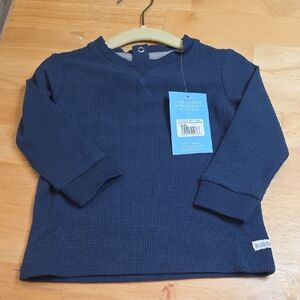 Rugged Blue Long Sleeve Kids Tee